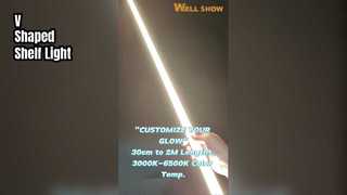 ضوء الرف على شكل V