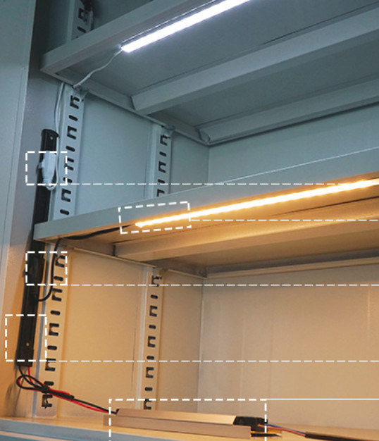 المغناطيس 12V 24V LED ضوء المسار السكك الحديدية أبيض رمادي أسود نظام الطاقة توصيل محول الضوء