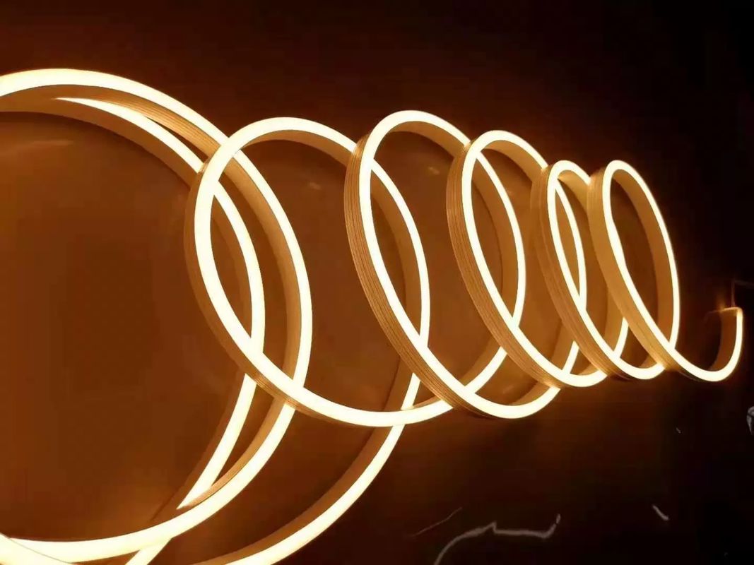 شريط LED نيون من السيليكون 1212 ديكور خارجي 24 فولت 14.4 واط سطوع عالي