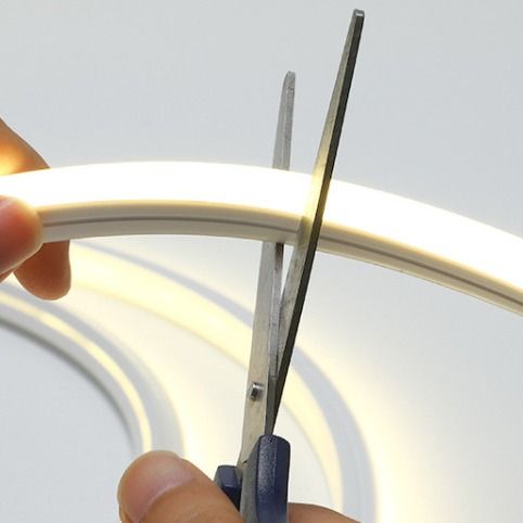 وحدة قص قصيرة DC 12V LED شريط نيون ضوء 9W 6X12MM أضواء نيون LED مرنة من السيليكون النقي