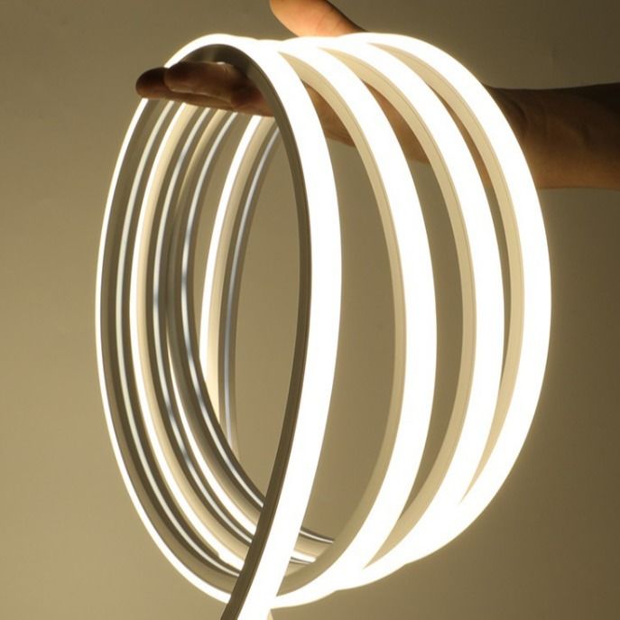 2835 5050 LED قطاع نيون ضوء مرنة هلام السيليكا لينة IP67 للماء للزينة