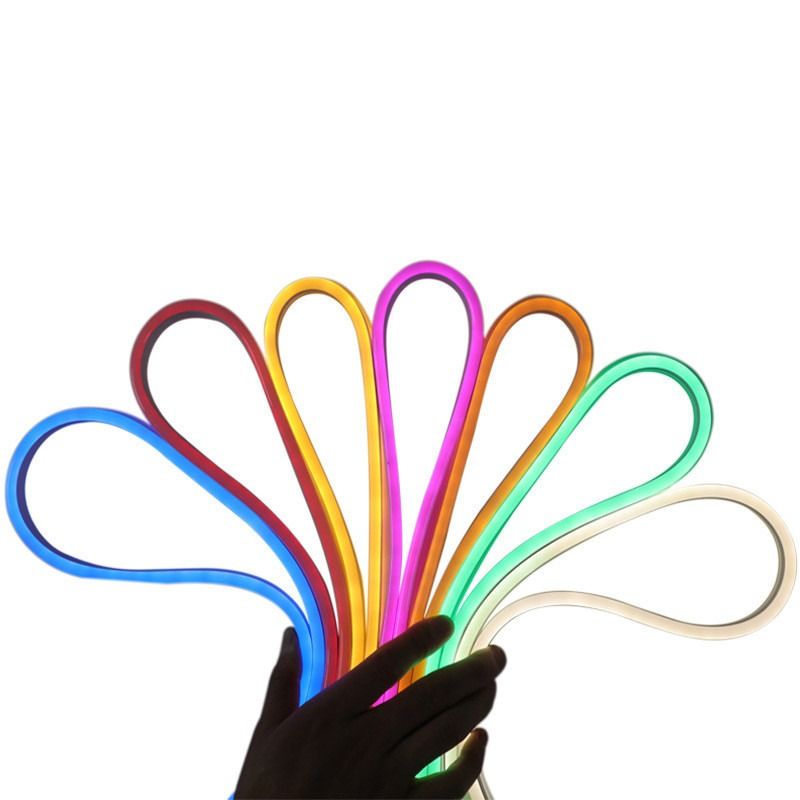 5M 12V IP68 RGB نيون شريط مرن ضوء خارجي SMD عيد الميلاد المناظر الطبيعية مخصص