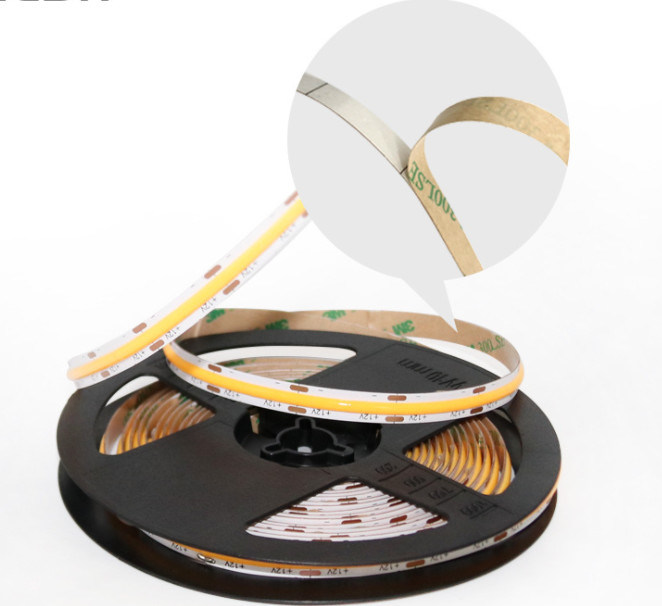 2 لون 2700-6500K شريط إضاءة LED COB عاكس الضوء 12 فولت 10 واط سطوع عالي