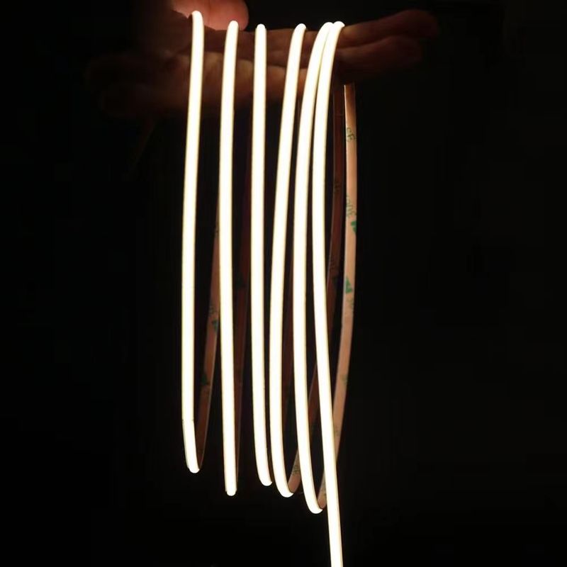DC 24V LED COB ضوء الجانب العلوي الباعث CCT عكس الضوء 560Chips / M 16.4FT