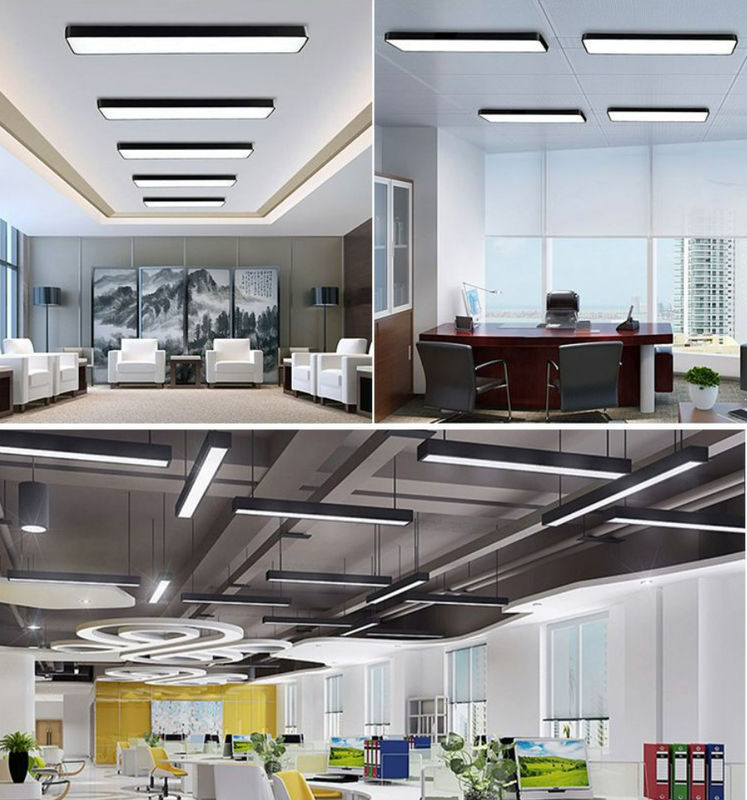AC110-265V LED خطي معلق ضوء سطوع عالي 35W 6500K أبيض اللون