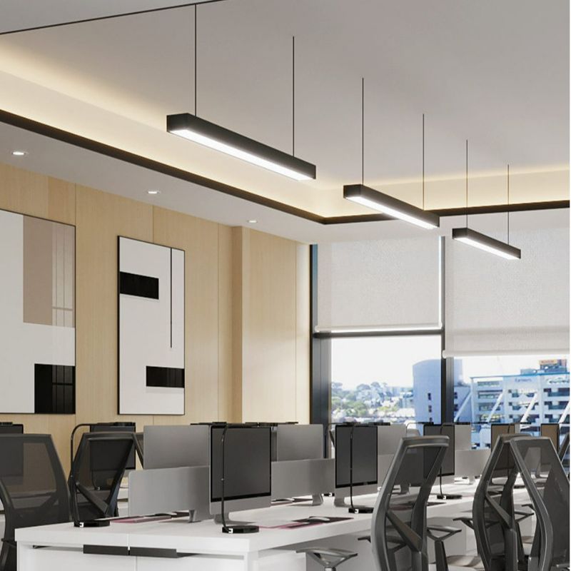 AC110-265V LED خطي معلق ضوء سطوع عالي 35W 6500K أبيض اللون