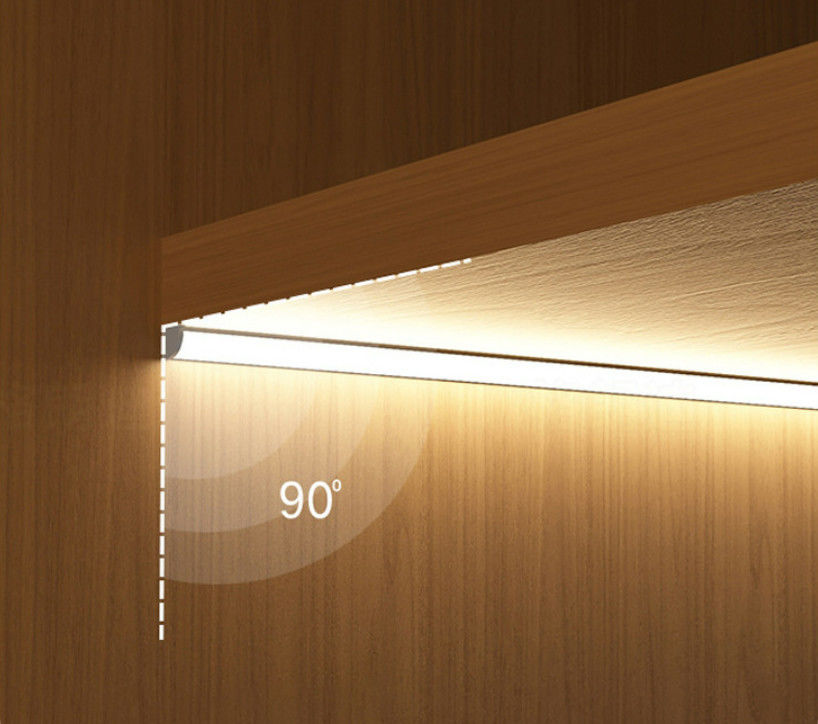 سوبر ماركت نوع V LED شريط إضاءة تحت الخزانة 24V 6500K 14.4W
