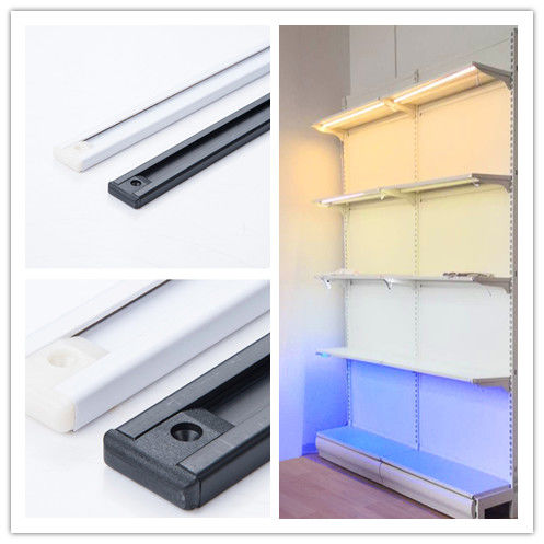 اللون الأسود 24V LED المسار ضوء المسار حبل السكك الحديدية الخفيفة