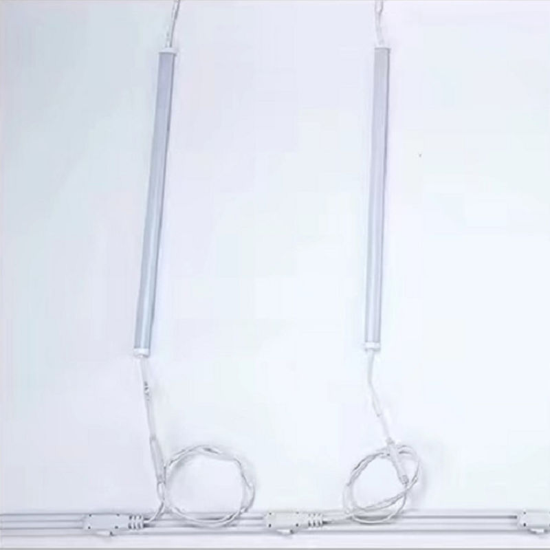 2 أسلاك LED مسار الضوء السكك الحديدية اللون الأسود 24V 12V LED مسار الطاقة
