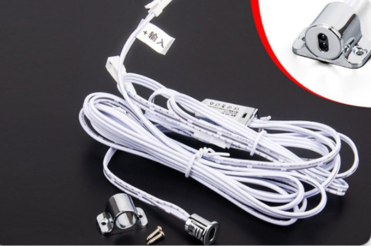 ملحقات مستشعر LED بيضاء مستشعر الأشعة تحت الحمراء الذكية لمصباح أنبوب LED تحت الخزانة