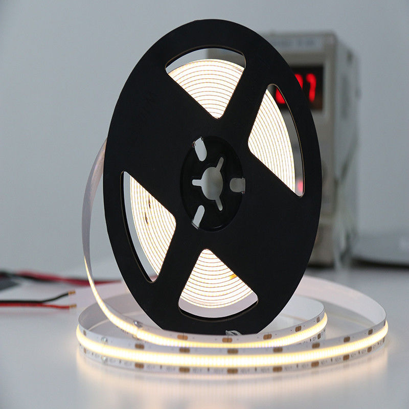 كثافة عالية 320 Led / M شريط مرن 24V COB LED مرن 10W أبيض دافئ