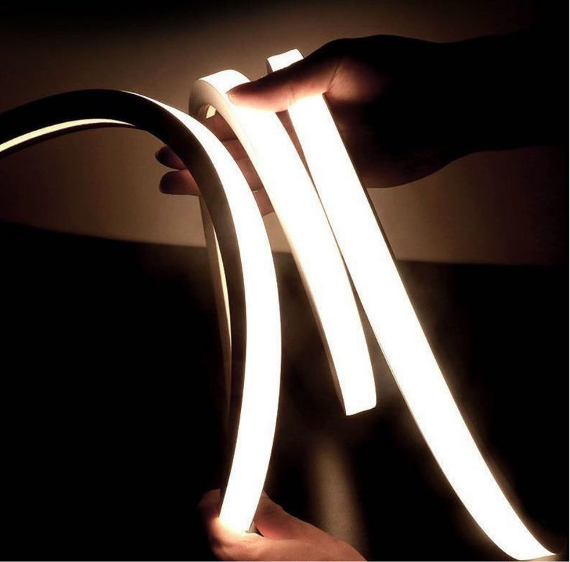120 ° 24V 1616 الحجم 12W LED سيليكون شريط ضوء النيون IP65 تنمية المنزل الديكور